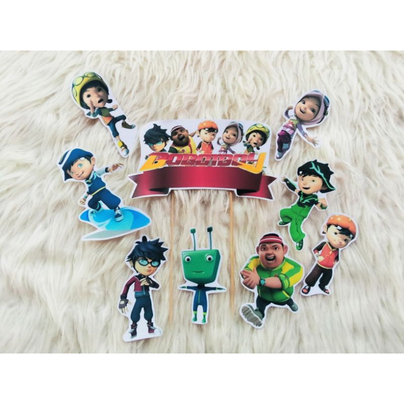 Topper Boboiboy Murah/Karakter Boboiboy Kue Ulang Tahun/Topper Ulang Tahun