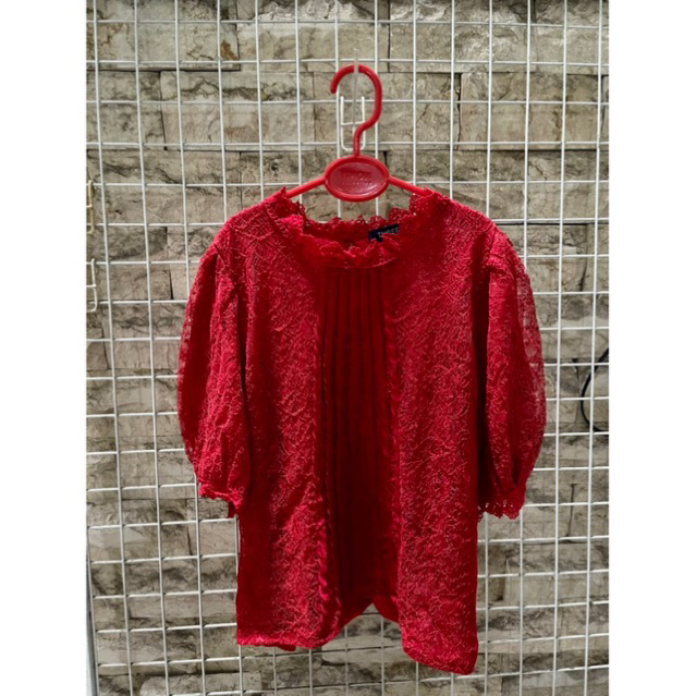 blouse wanita/lace blouse wanita/baju atasan wanita/baju wanita/atasan cewek/baju pesta/atasan pesta