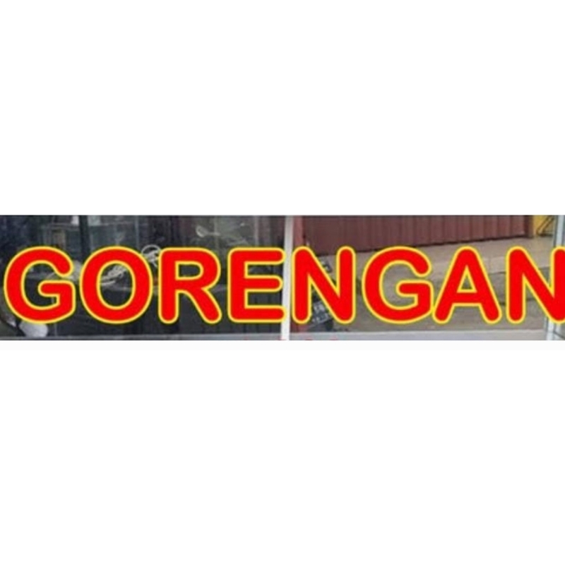 

sticker cutting GORENGAN