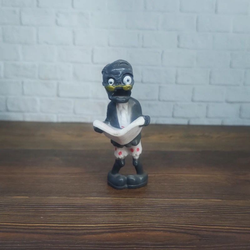 Zombie VS Plants Action Figure Mainan McD Happy Meal