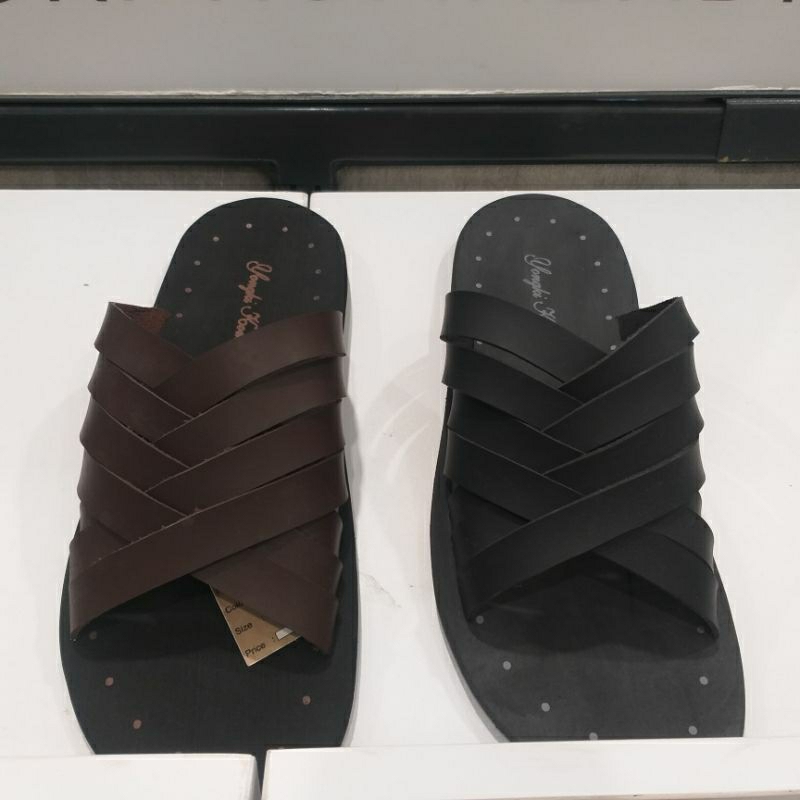 Yongki Komaladi Sandal Flat Slop Cowok Original Brand Matahari