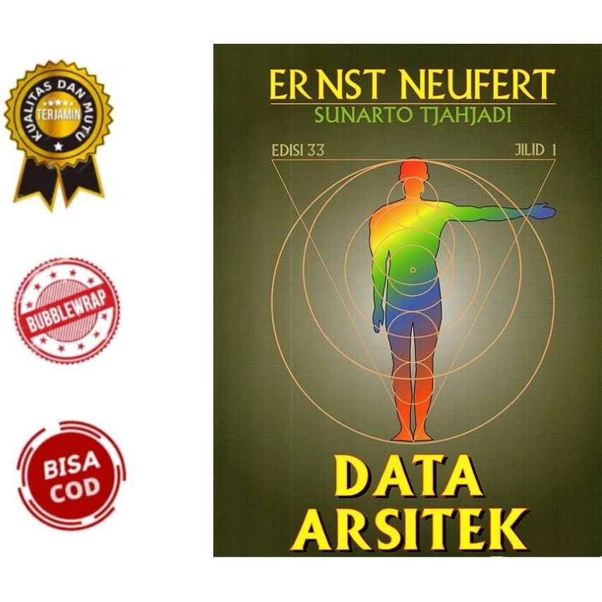 BUKU DATA ARSITEK JILID 1 EDISI 33 - ERNST NEUFERT (oRIGINAL)