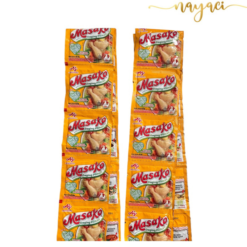 

Masako® Bumbu Kaldu Ayam Penyedap Rasa 8,5g (12 pcs)