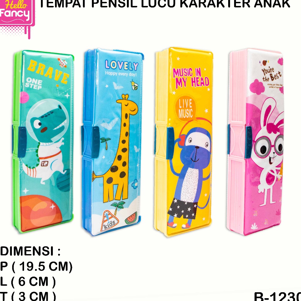 

Tempat Pensil Magnet Karakter 2 Sisi / Kotak Pensil Magnet B-1230