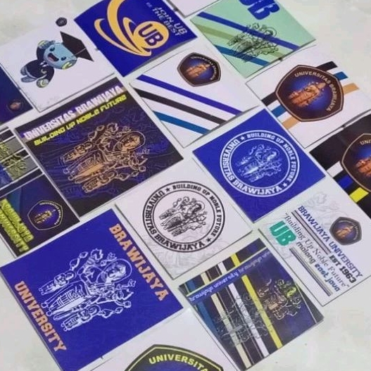 Stiker Pack Universitas Brawijaya Malang UB KAMPUS merchandise aksesoris dll