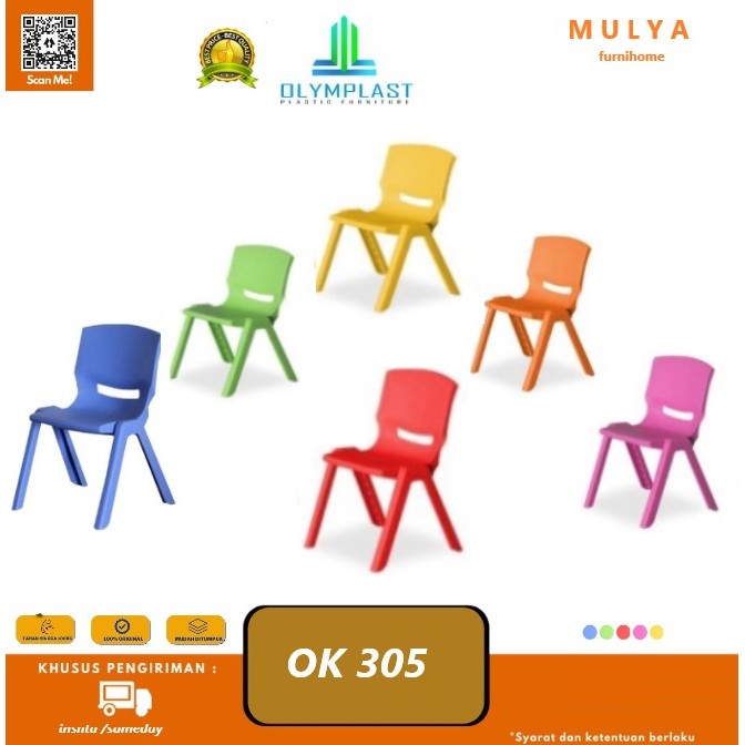 Kursi Anak Olymplast/kursi Plastik Anak/- OKT / OK 305