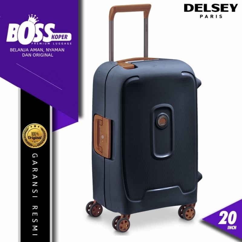 Koper 20 Inch Hardcase Kuat DELSEY Non Zipper TSA Lock Original