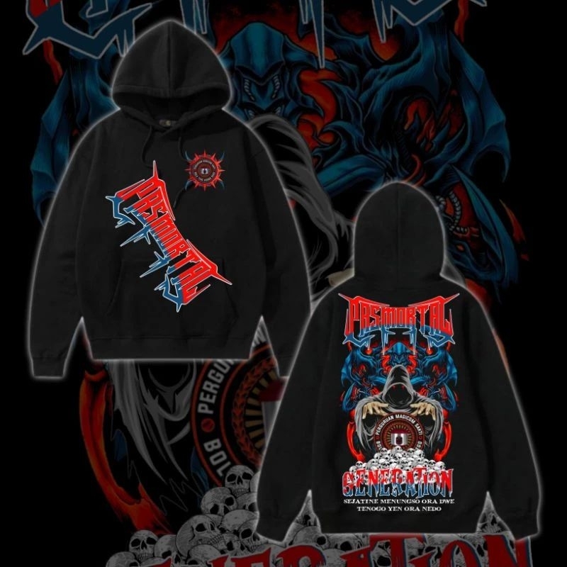 Hoodie Pasmortal Generation Hoodie Netral Megicom Sakti