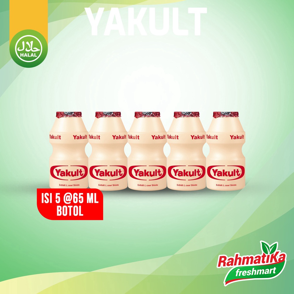 

[JZJ72] Yakult Isi 5 Botol @65 ml 96