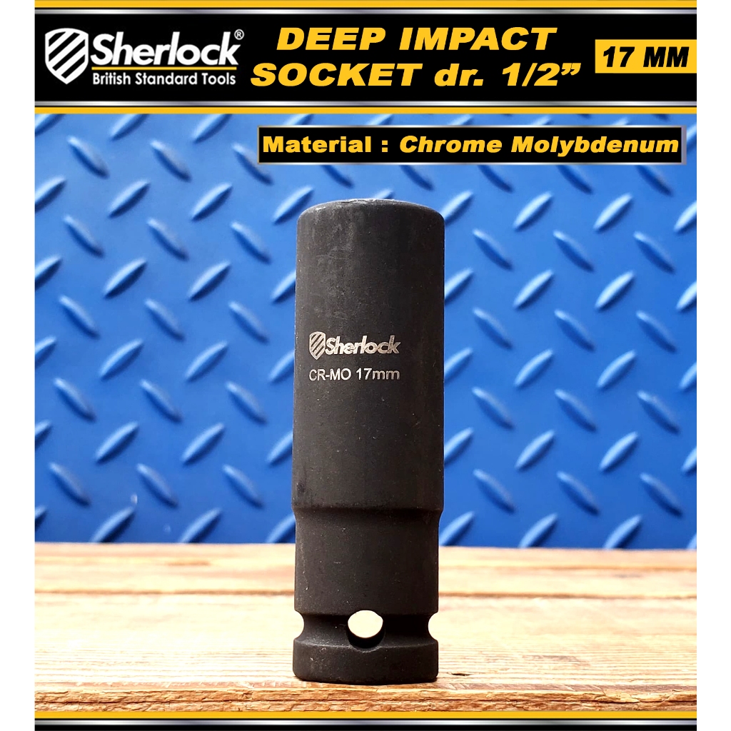 Mata Sok Pukul Panjang dr. 1/2" / Deep Impact Sock Sherlock 17 mm