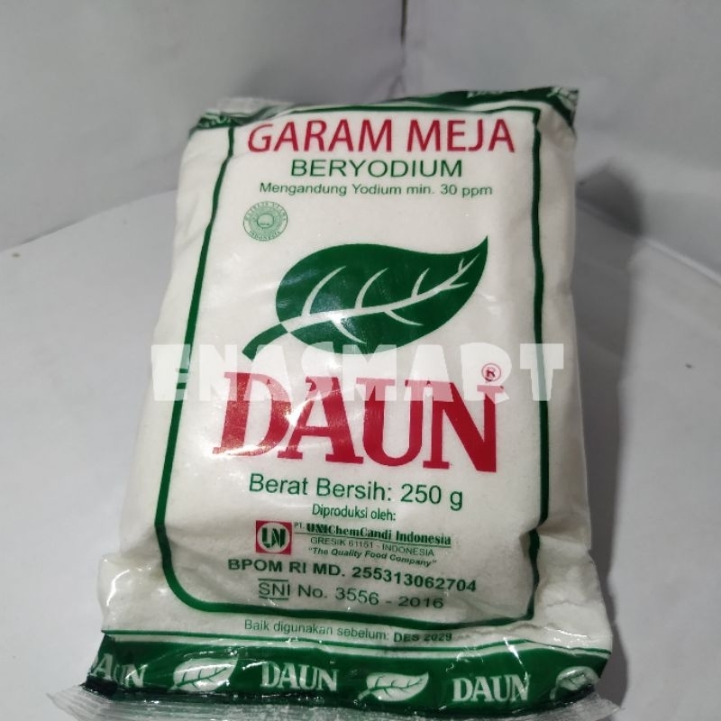 

Garam meja beryodium daun 250 gram