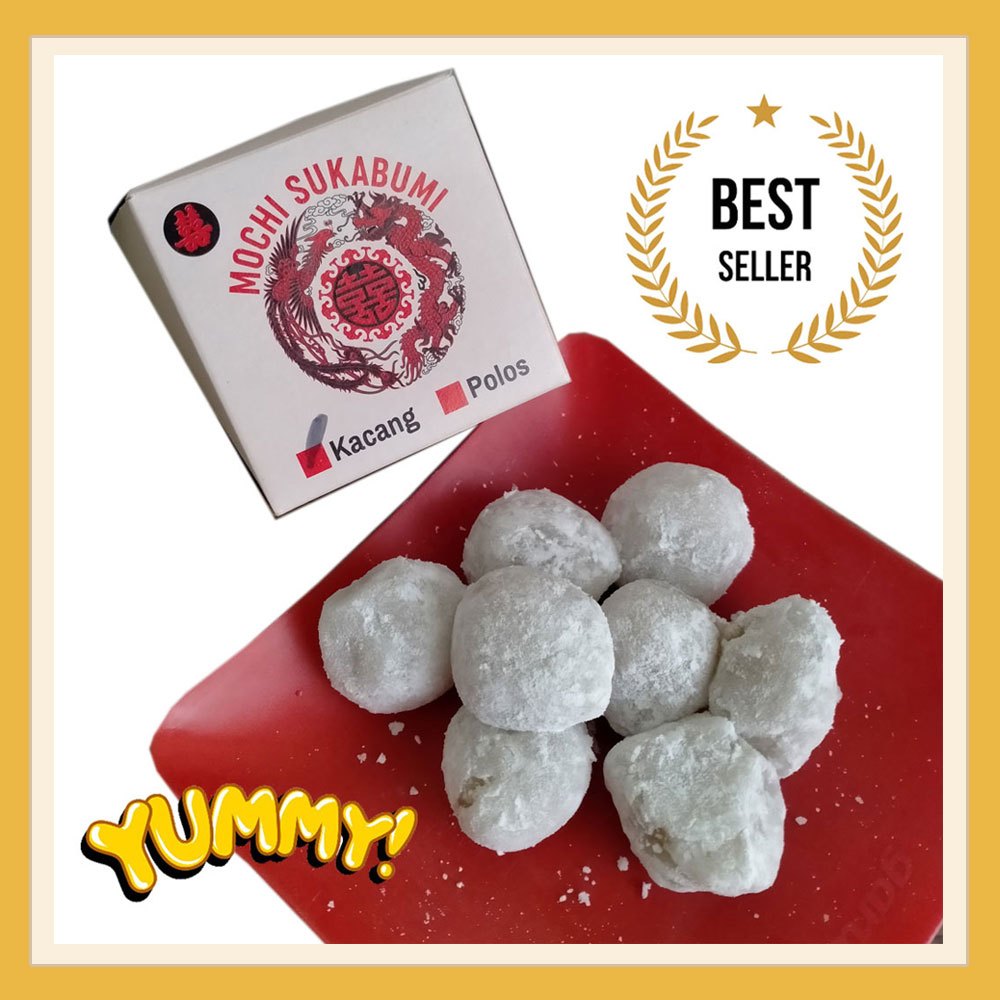 

Kue Moci Mochi Sukabumi Isi Kacang dan Polos Made by Order