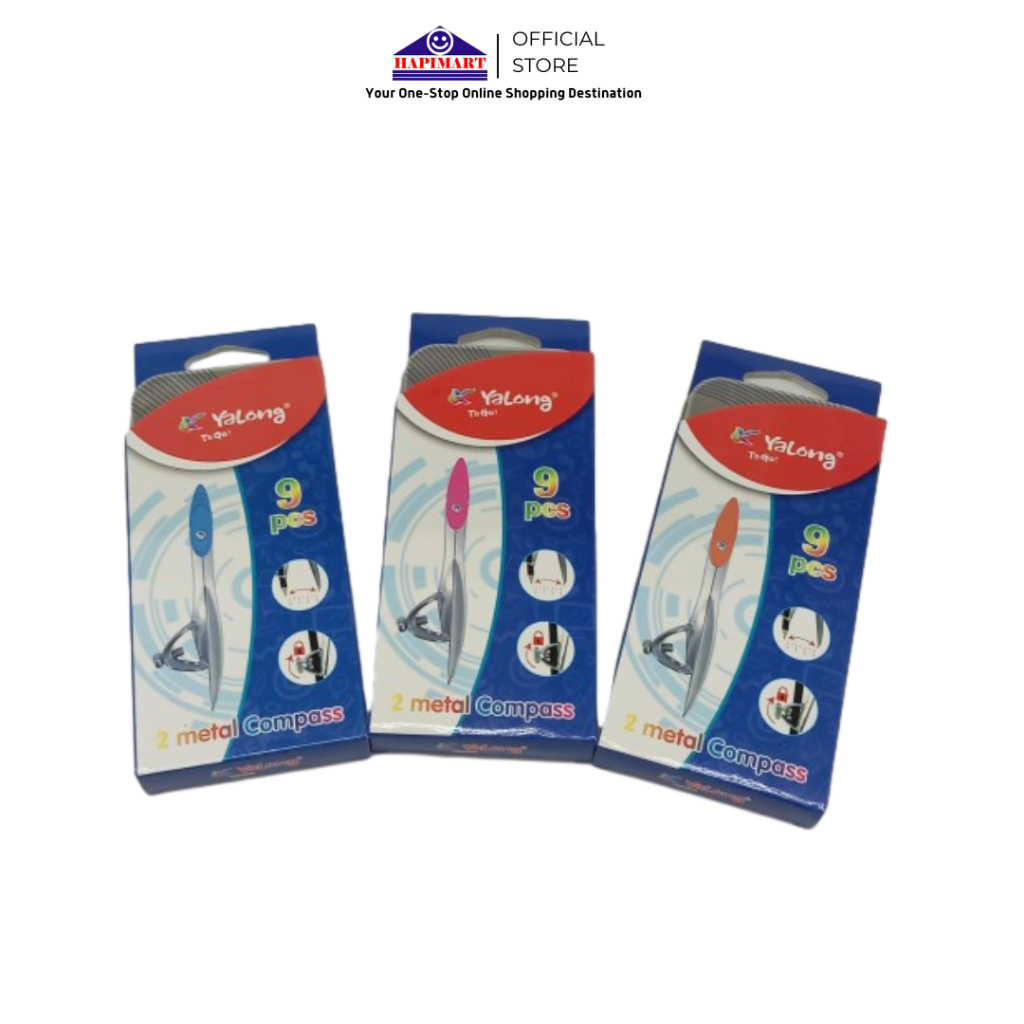 

9 In 1 Match Set Jangkar Busur 360 Derajat/2 Metal Compas 9 in 1