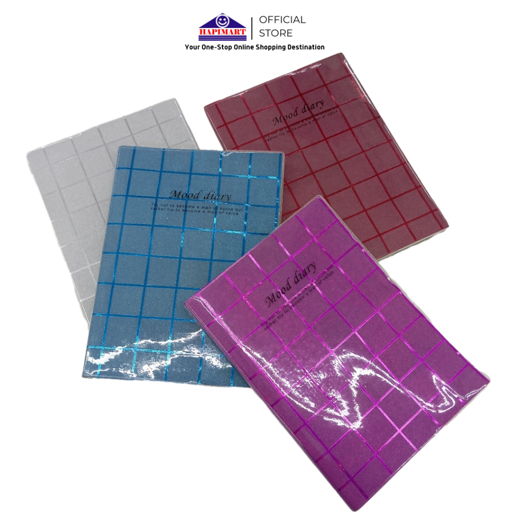 

Buku Tulis Motif Glitter Kotak Kotak/Buku Catatan Harian Buku Diary Buku Sekolah Cover Gliter Persegi B5