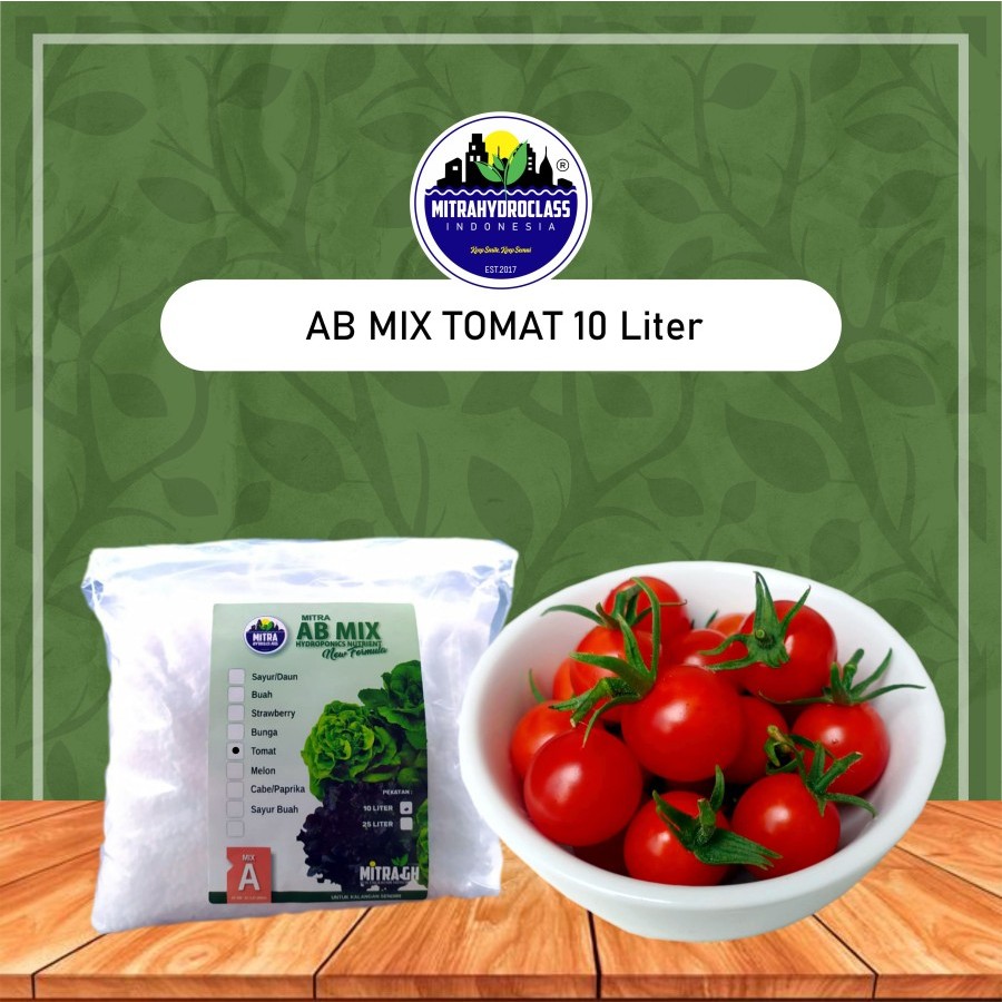 Nutrisi Hidroponik 10L Tomat - AB Mix Mitrahydroclass