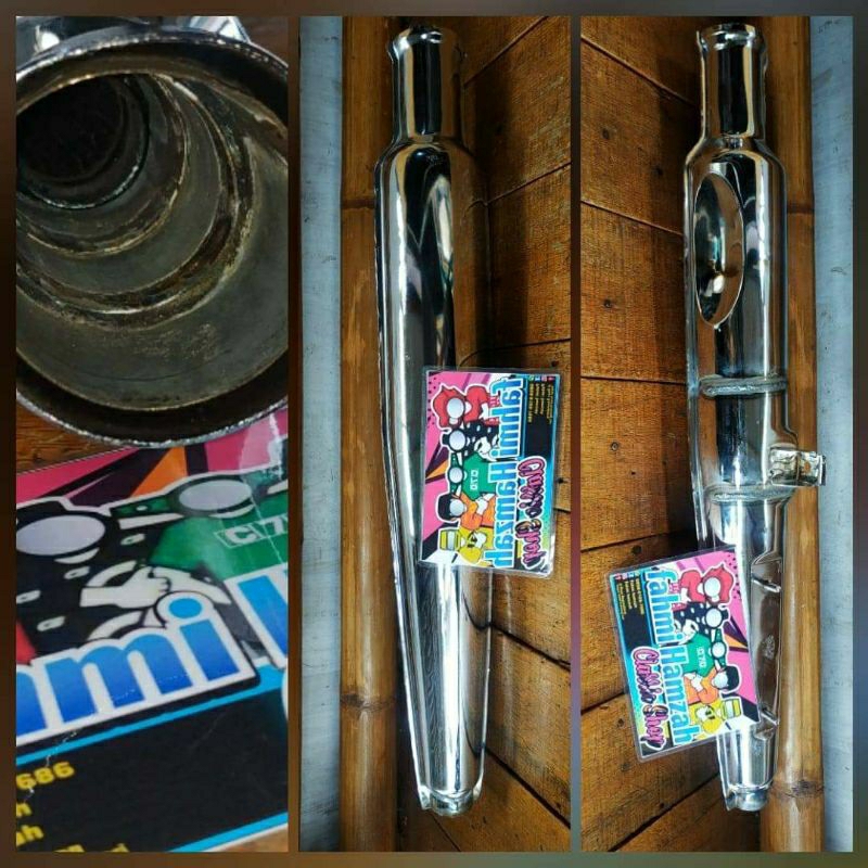 KENALPOT CORBI/KNALPOT CB125 BEDELAN MBAH PRI MADIUN SUARA PLOR KLOKOR