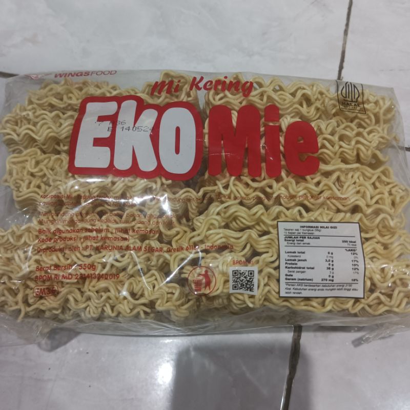 

ekomie 1 pack isi 10 mie kering
