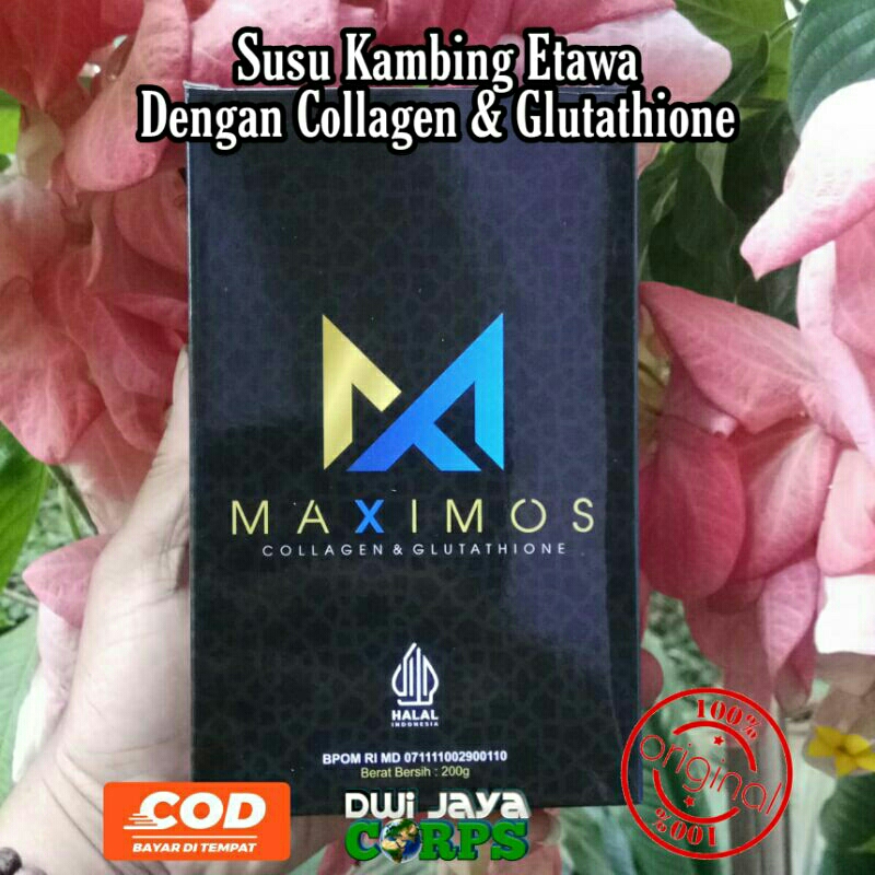 

Maximos Collagen & Glutathione susu kambing Etawa