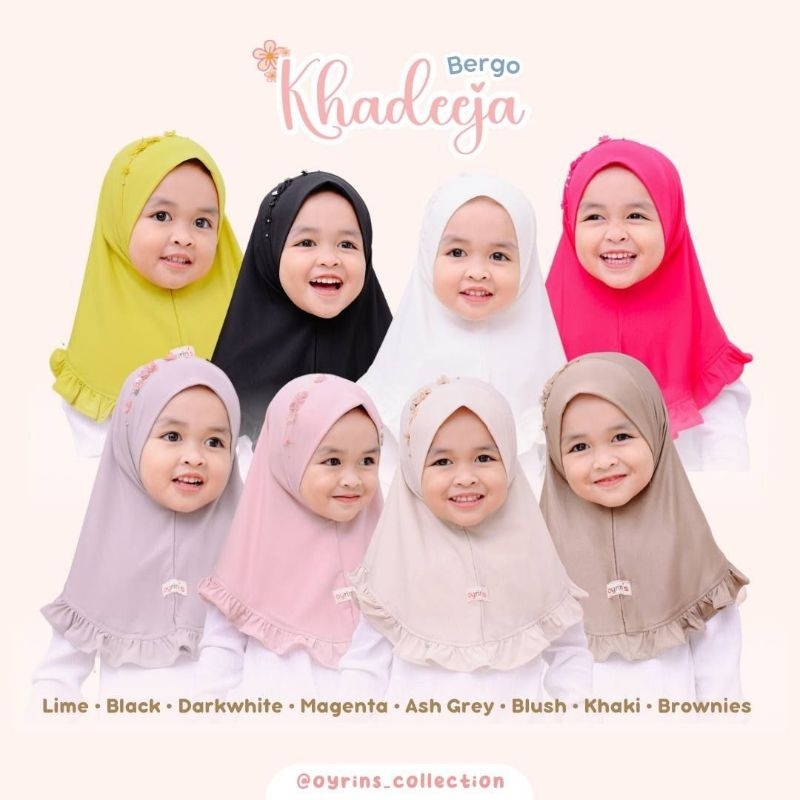 KHADEEJA OYRINS | JILBAB BERGO ANAK PEREMPUAN