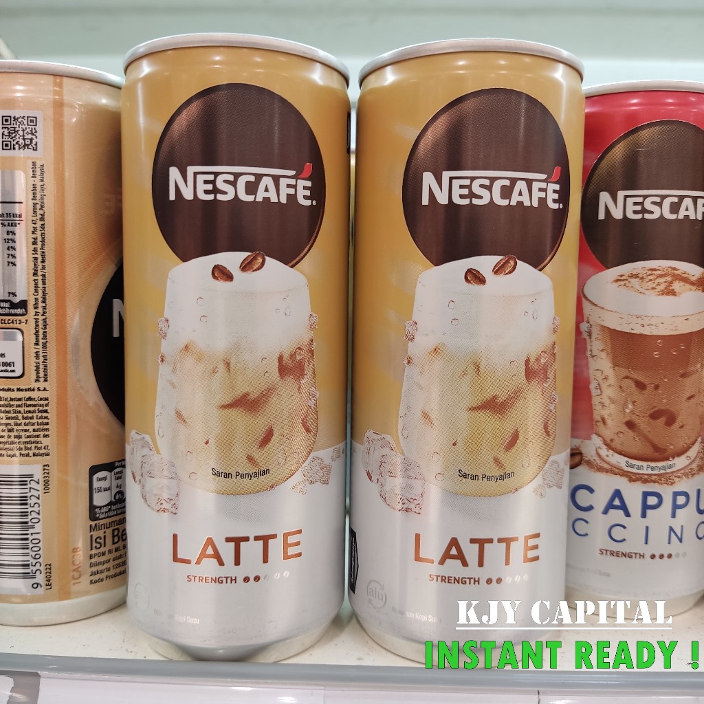 

NESCAFE LATTE 220ML / KOPI LATTE / KOPI INSTAN / MINUMAN SEGAR KALENG