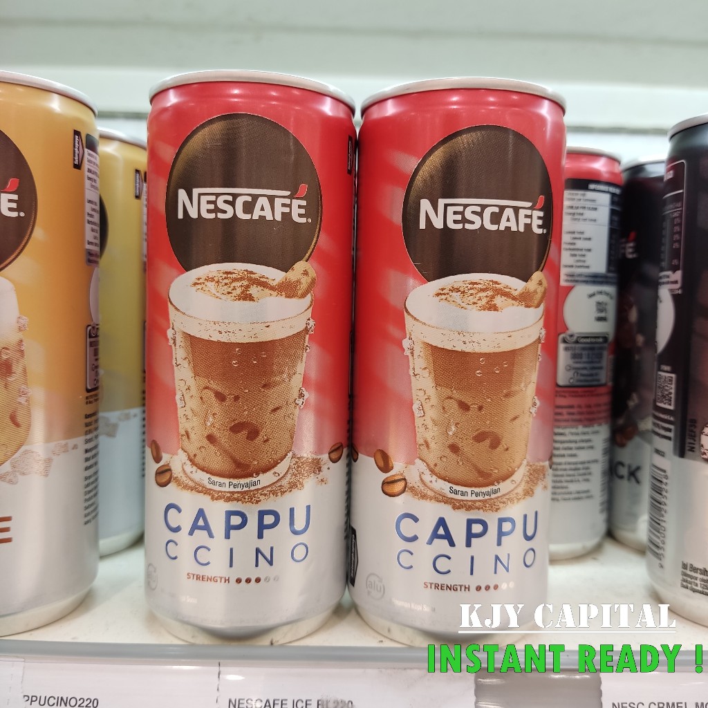 

NESCAFE CAPPUCINO 220ML / KOPI KAPUCINO / KOPI INSTAN KALENG