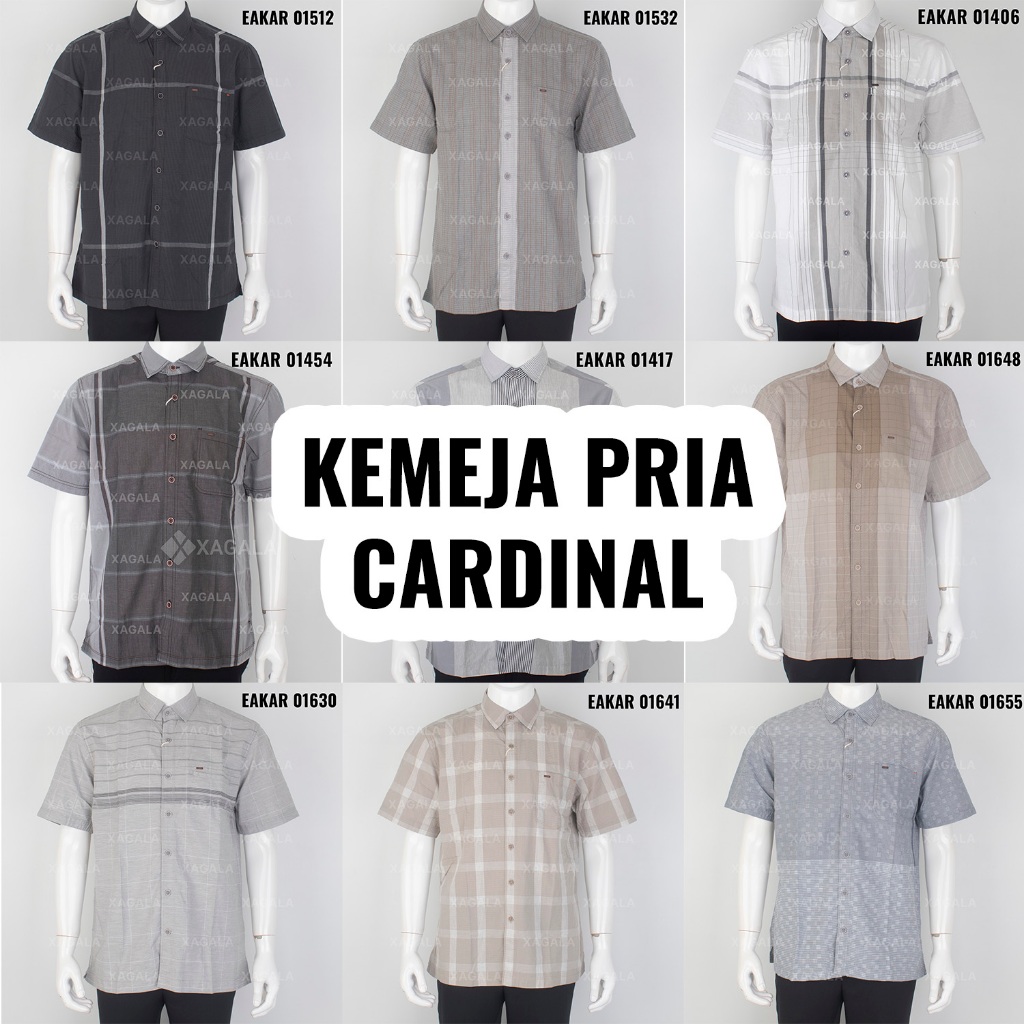 CARDINAL KEMEJA PRIA LENGAN PENDEK CARDINAL EAKAR 17
