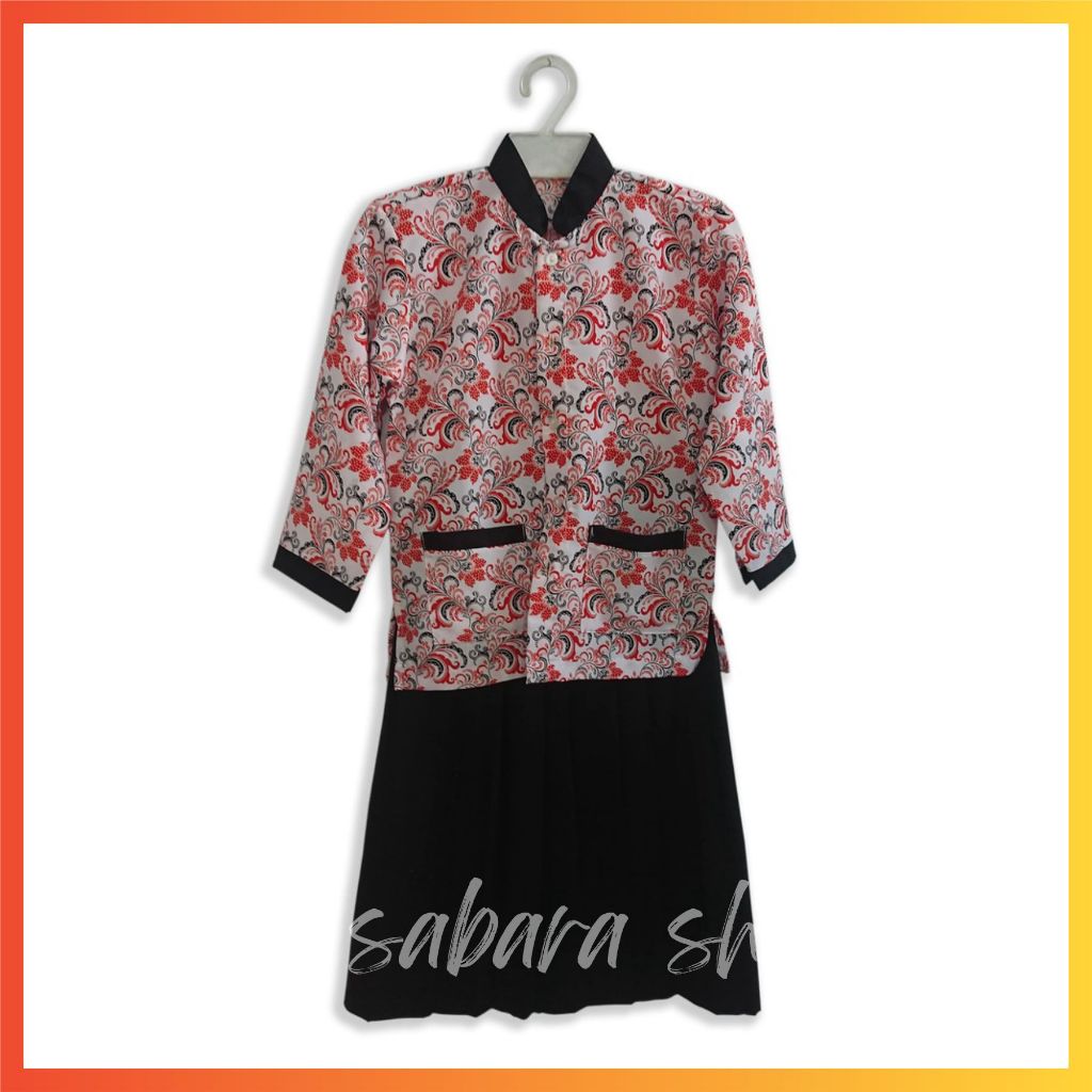 Seragam SEKOLAH BATIK TK PAUD SD  - Seragam ANAK PAUD Seragam Sekolah Anak TK Batik Sekolah SD/Baju 