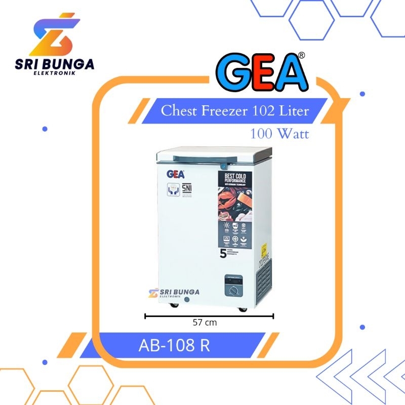 Chest Freezer GEA AB-108R Freezer Box 100 Liter