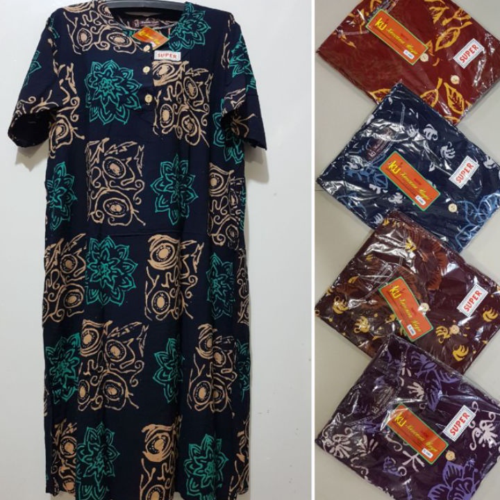 Paling Murah YULI - DASTER JUMBO LD 120 CM PB 105 CM BATIK KENCANA UNGU LEBEL COKLAT KUC.
