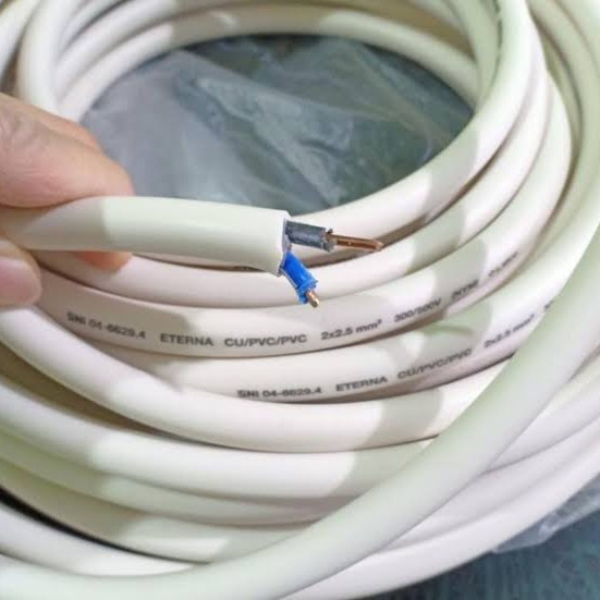 Kabel NYM 2 x 2,5 mm ETERNA / 1 Meter / NYM 2 x 2.5 mm