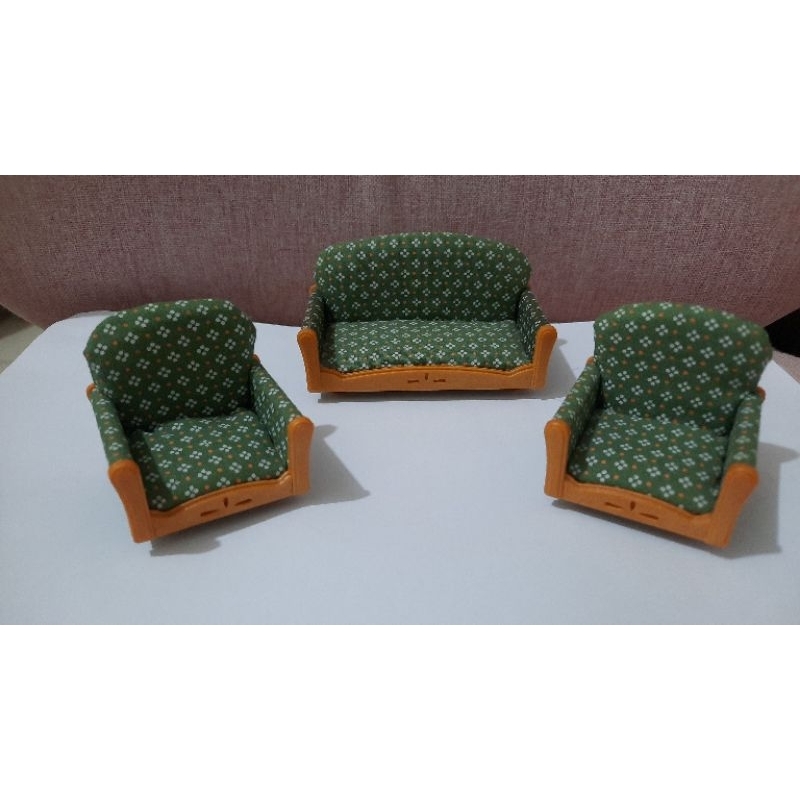 Preloved sylvanian sofa deluxe set