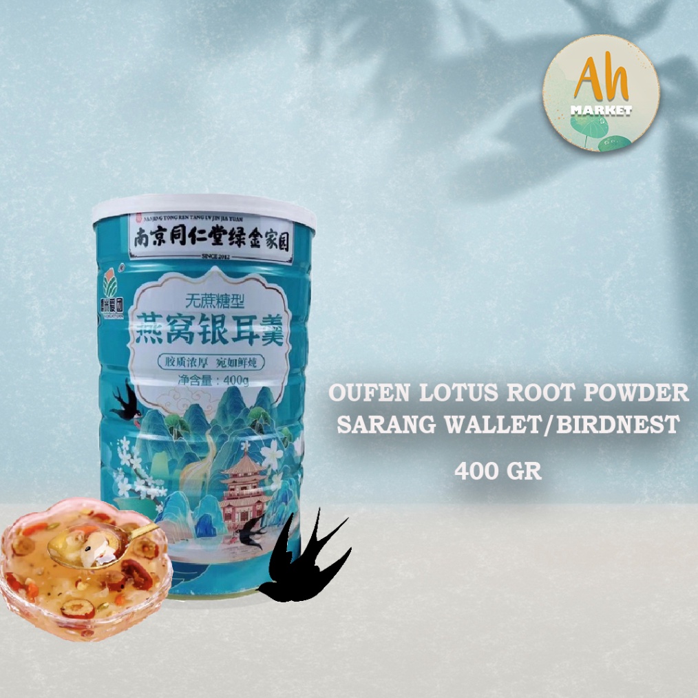 

Terbaru dan terlaris Oufen Lotus Root Powder Bubur Akar Teratai Premium Sarang Wallet Birdnest 400Gr buruan