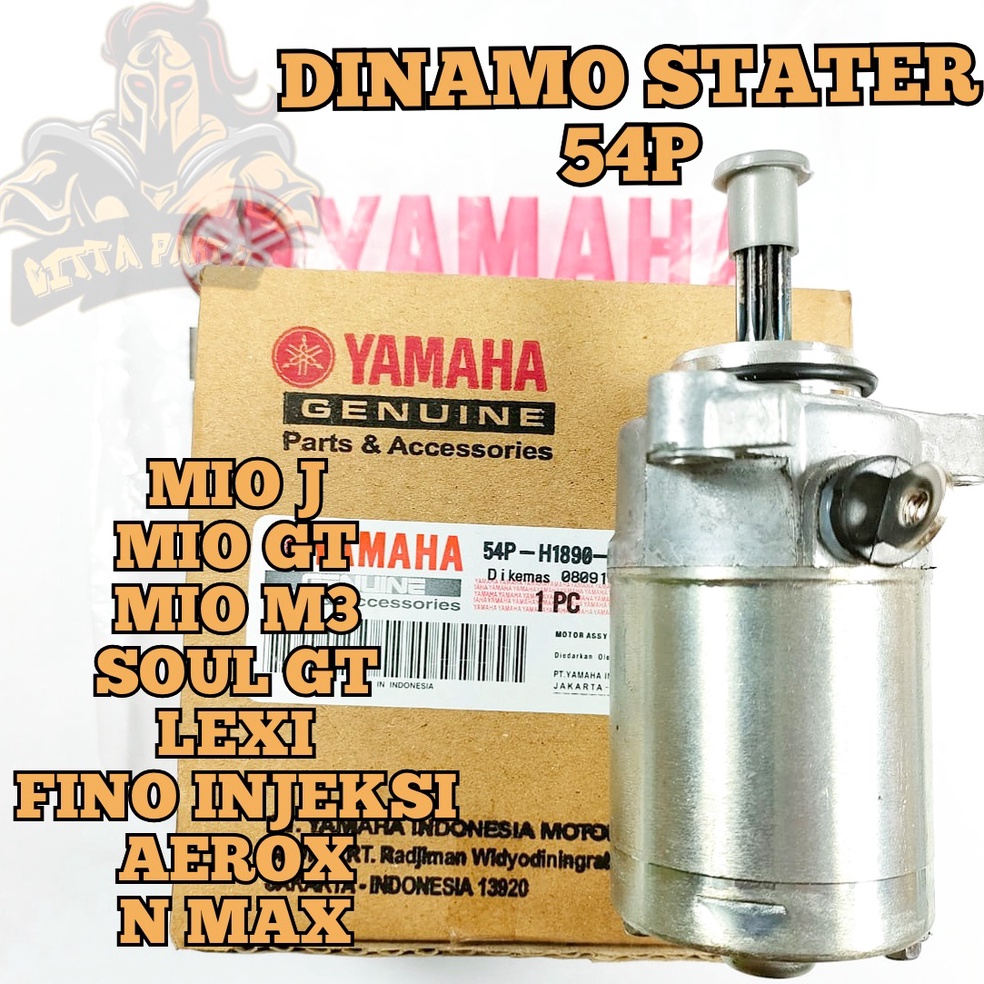 LANGSUNG ATC DINAMO STATER YAMAHA 54P KUALITAS ASLI ORIGINAL YAMAHA YGP  PRESISI , AWET DAN TIDAK BO