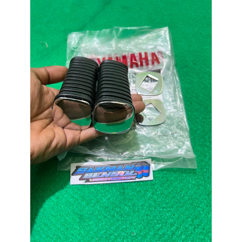 PIJAKAN KAKI BELAKANG CHROME MOTOR RX KING