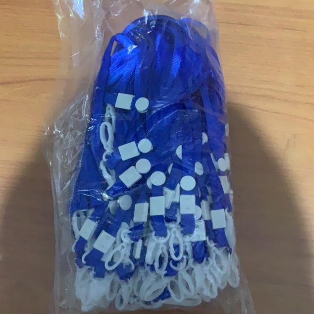 

GROSIR (100pcs) Tali ID Card Kait Plastik / Nylon 1CM !!!