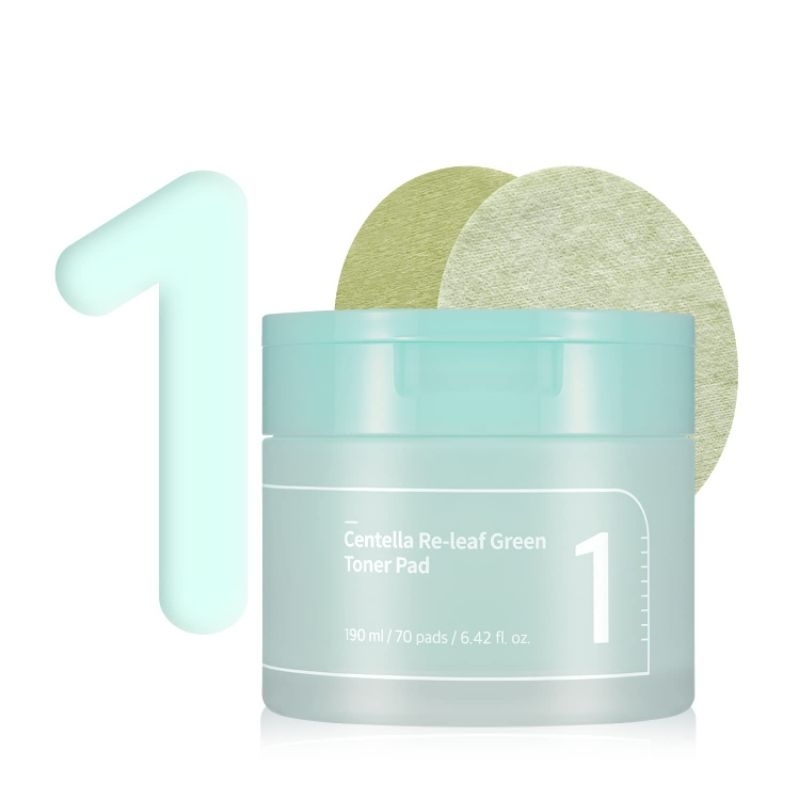 NUMBUZIN NUMBUZIN No 1 Centella Relief Green Toner Pad 190ml/ 70pads