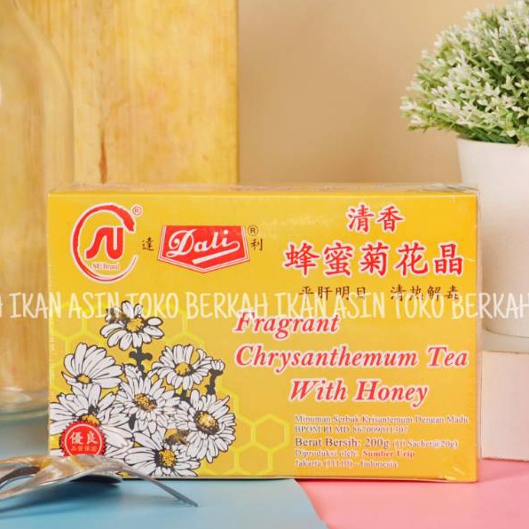 

DALI Chrysanthemum Tea With Honey SU Brand 200gr / Teh Kembang Putih Dengan Madu