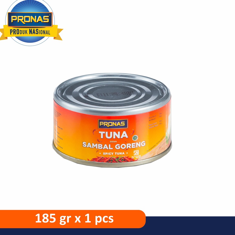 

Pronas Tuna Sambal Goreng 185g dalam kemasan EOE (Easy Open End)