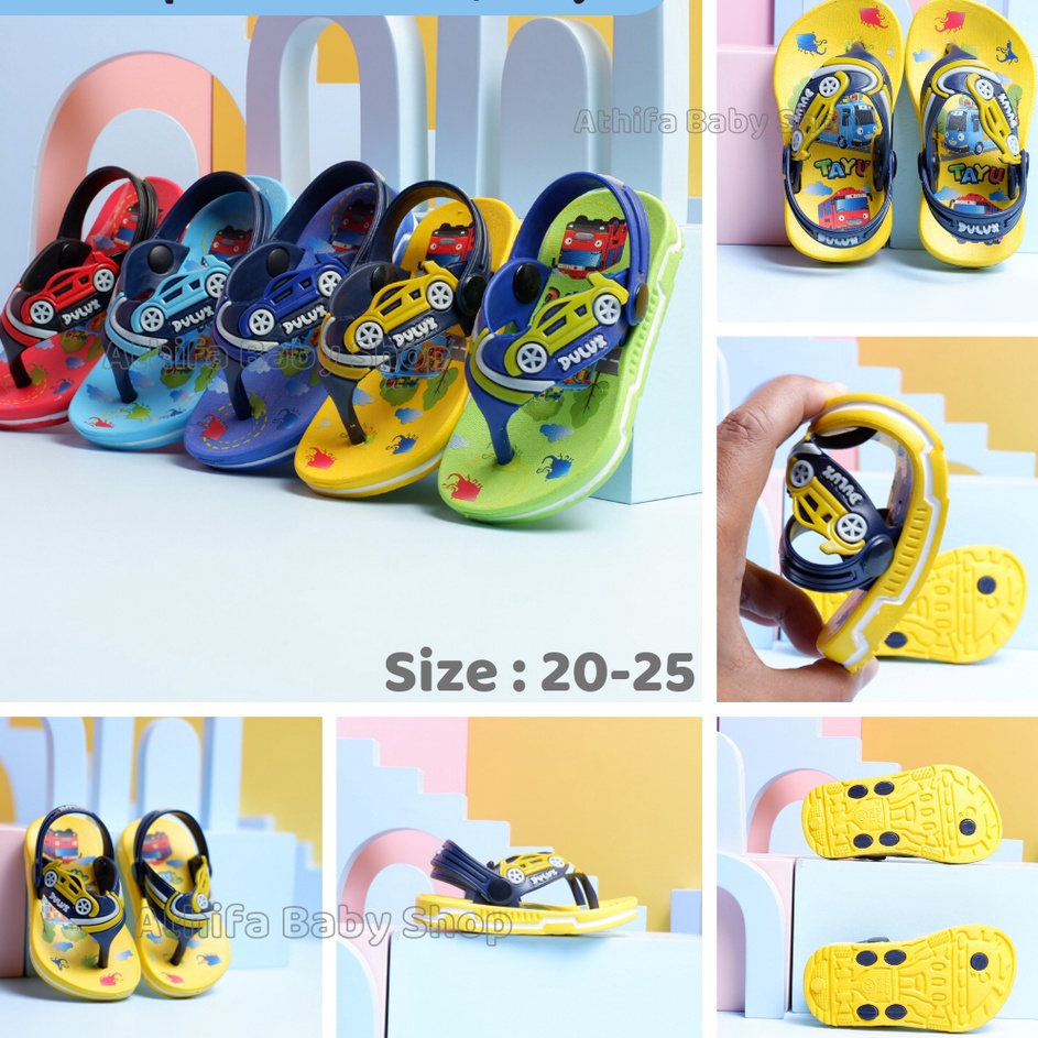 Sepatu Sandal Anak Laki Karakter Usia 6 7 8 9 10 11 Bulan 1 2 3 Tahun Size 20 21 22 23 24 25 Sendal 