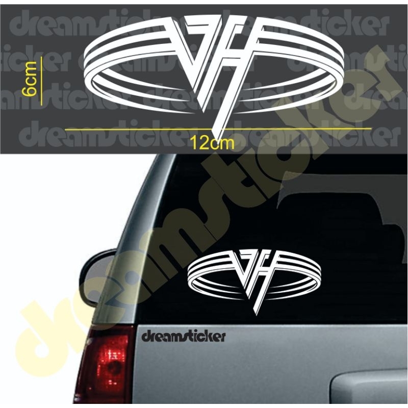 

Cutting Sticker Van Halen Sammy Hagar Era Logo Band Stiker