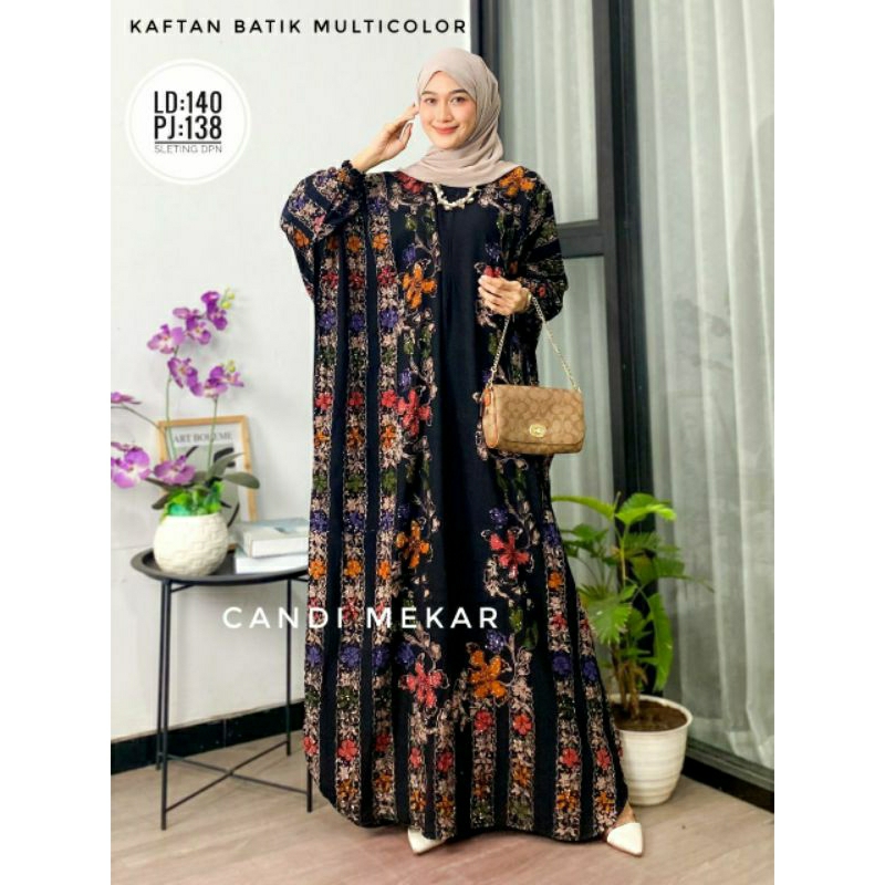 kaftan rayon candi mekar