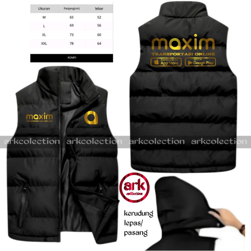 Rompi motor ojol maxim / rompi maxim