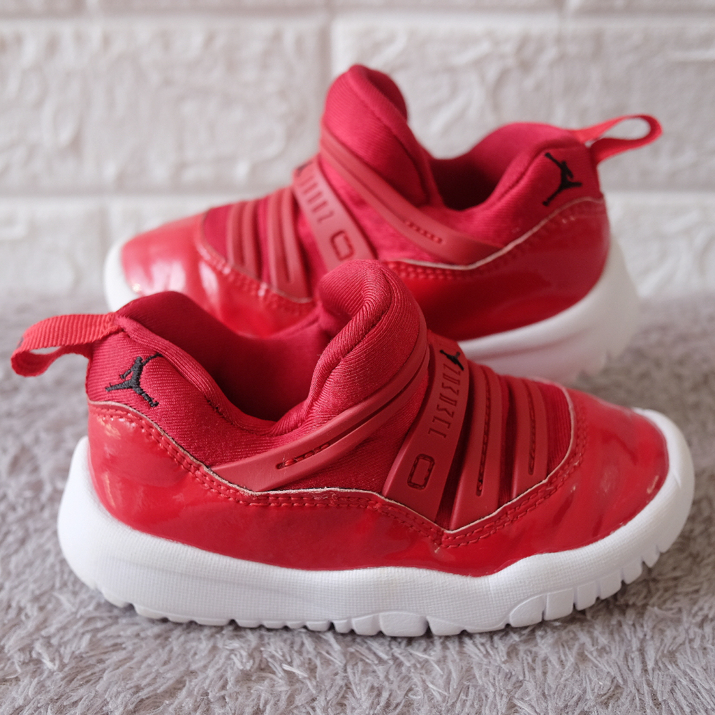 Sepatu Anak Nike Air Jordan 11 Retro Little Flex TD Gym Red