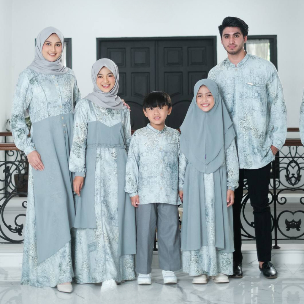 SARIMBIT RAUNA SHAUMI GREY BY RAUNA KEKINIAN MOTIF TRENDY