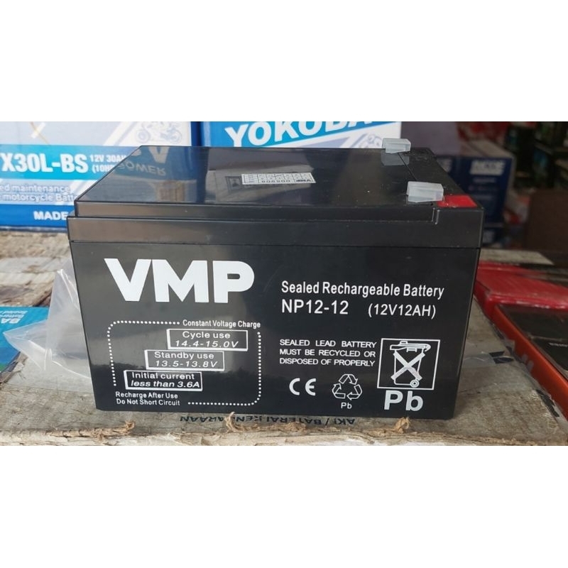 aki sepeda listrik 12volt 12 ampere