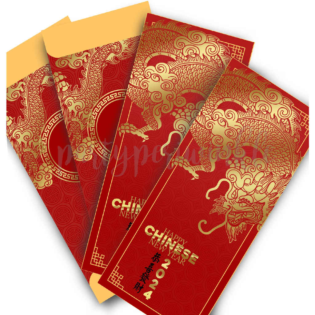 

Amplop Angpao Chinese New Year CNY / Imlek / Gong Xi Fat Cai - Dragon