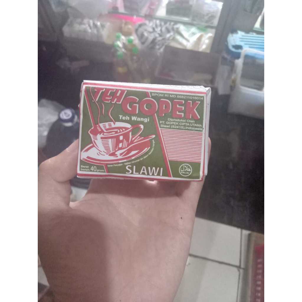 

TEH TUBRUK GOPEK ISI 10 PCS / SATU SLOP KHAS KOTA SOLO