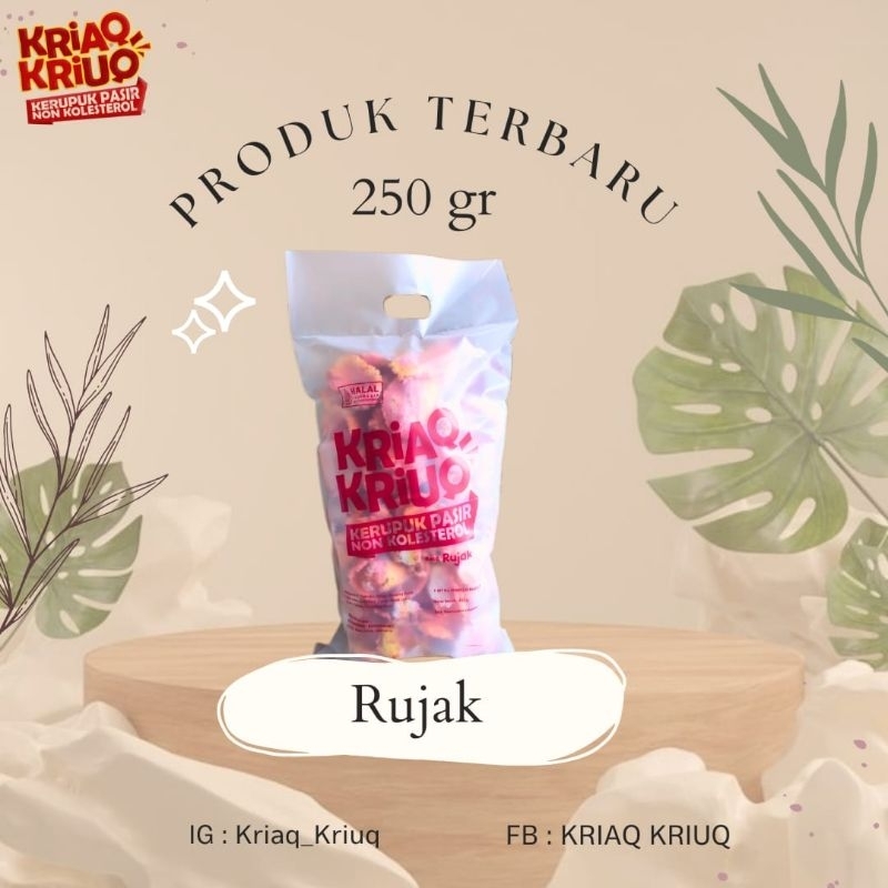 

Kerupuk Sehat Goreng Pasir Rasa Rujak 250 gr