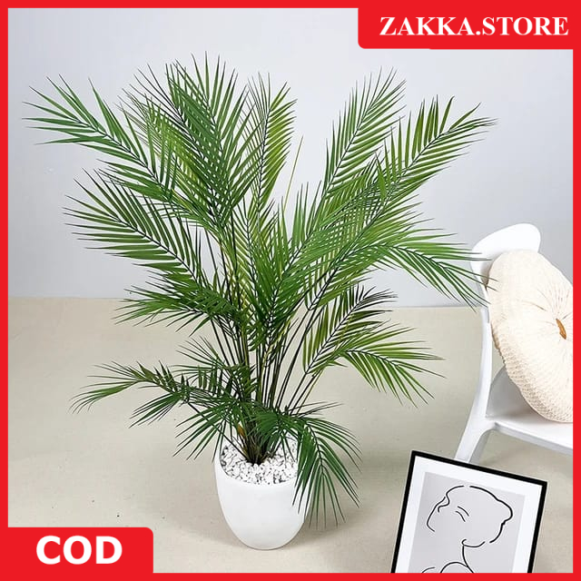Zakka_Store COD DAUN PALEM DURI PLASTIK ARTIFICIAL/ HIASAN PELAMINAN WEDDING DEKORASI PREMIUM MURAH