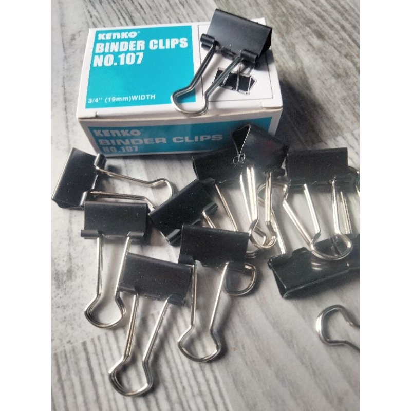 

CLIP BINDER 107 PER BOX KECIL ISI 12 PCS